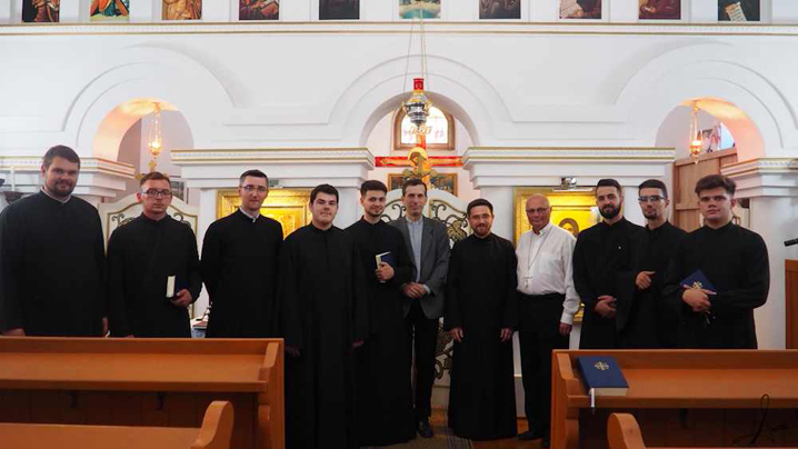 Vizita seminariștilor orădeni la "Casa Sfântul Iosif" de la Odorheiul Secuiesc
