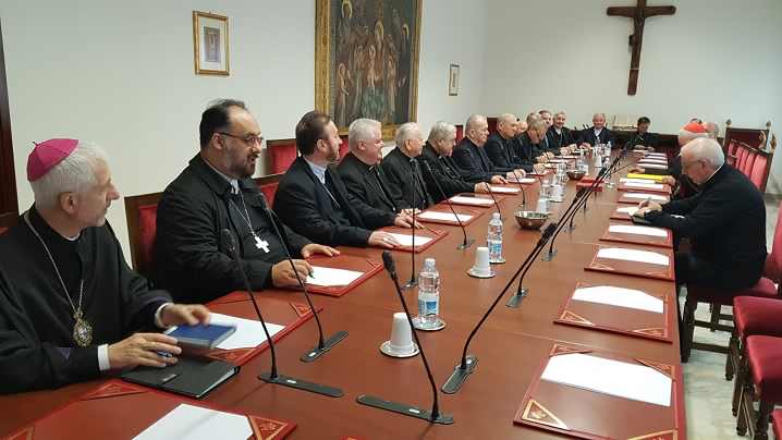 Ierarhii catolici din România în vizită la Congregaţia pentru Episcopi