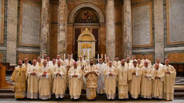 Sfânta Liturghie celebrată de Episcopii catolici din România în Bazilica „Sfântul Pavel în afara zidurilor”