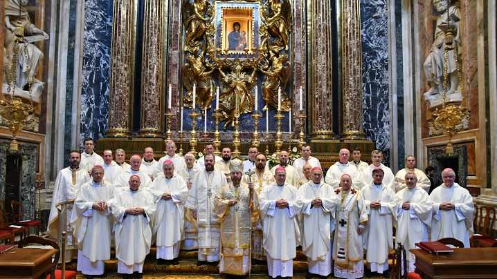 Sfânta Liturghie celebrată de Episcopii din România în Bazilica „Santa Maria Maggiore”