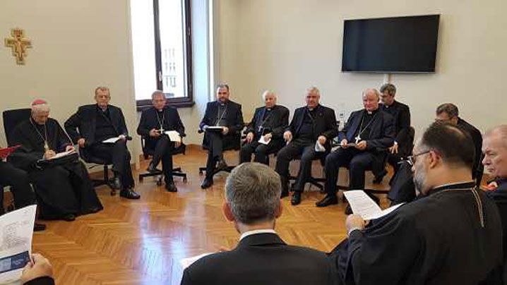 Vizita Episcopilor catolici din România la Dicasterul pentru comunicare al Sfântului Scaun