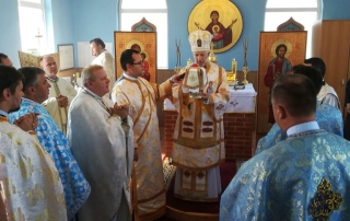 Înmulțirea harului la resfințirea bisericii din Dobrocina