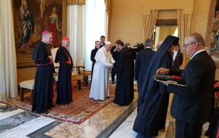 Preasfinția Sa Florentin despre audiența la Papa Francisc la încheierea Întâlnirii anuale a Episcopilor Orientali Catolici din Europa