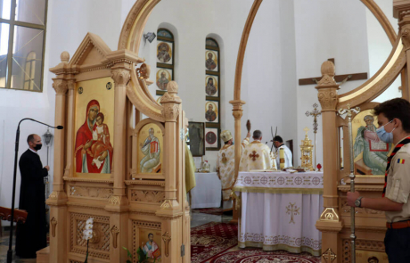 Vizita Preasfinției Sale Claudiu în parohia „Sfântul Iosif” – în primul sediu episcopal, Gherla