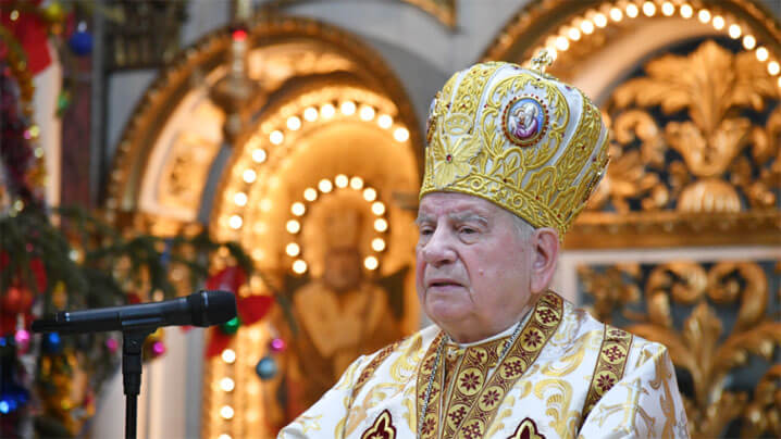 Preasfințitul Alexandru Mesian a fost sărbătorit în Catedrala Lugojului la împlinirea venerabilei vârste de 85 de ani