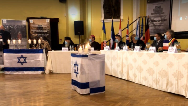 Preasfinția Sa Claudiu la comemorarea Victimelor Holocaustului la Zalău