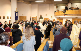 Vizita pastorală a PS Claudiu din a treia zi de Crăciun