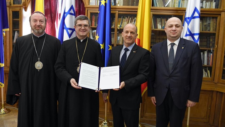 Întâlnire la Templul Coral din București Cardinalul Iuliu Hossu propus să fie recunoscut „Drept între Popoare”