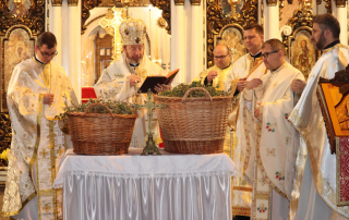 Duminica Floriilor în Catedrala „Schimbarea la Față” din Cluj-Napoca