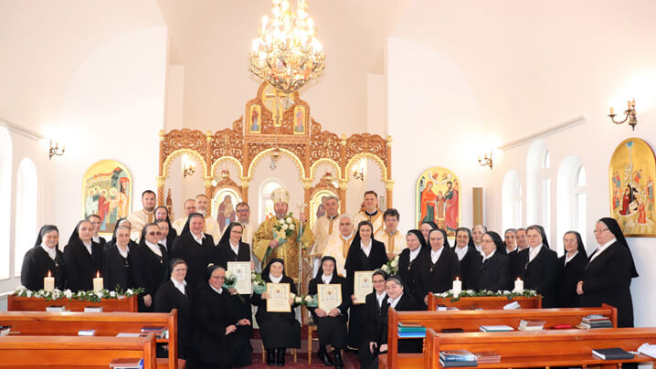Patru jubilee de viață consacrată aniversate la Mănăstirea Maicii Domnului