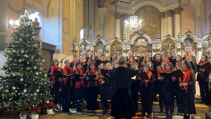 Corul „Angeli” în Concert de Crăciun la Catedrala „Schimbarea la Față”