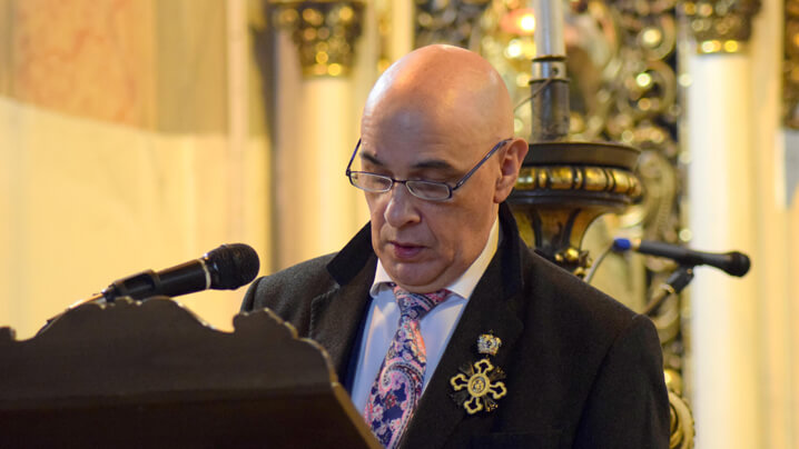 Prof. dr. Ioan Ștefan Florian la Ziua Mondială a Bolnavului, în Catedrala greco-catolică din Cluj
